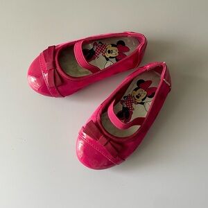 Minnie Mouse toddler pink ballerina shoes size 5